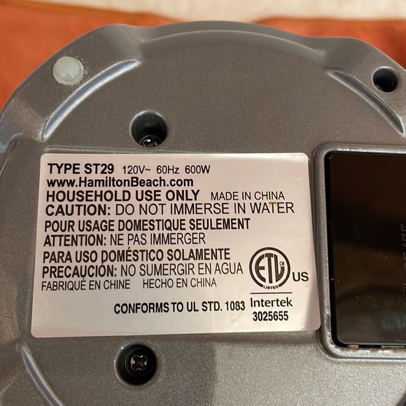 Hamilton Beach Breakfast Sandwich Maker. No Box.  Never Used. - Picture 9 of 11